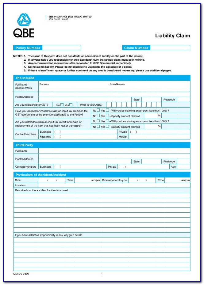 Indemnity Form Template For Travel