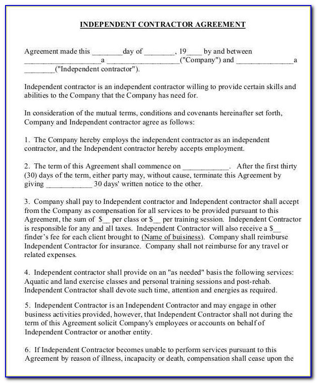 Independent Learning Contract Template