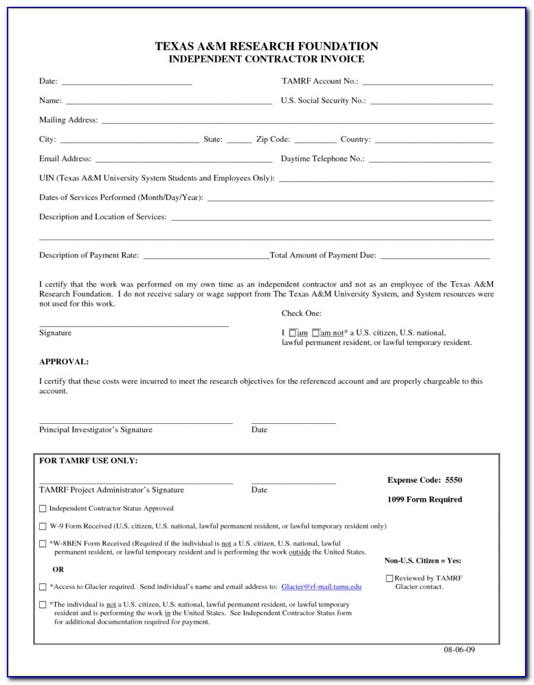 Independent Sales Contractor Agreement Template