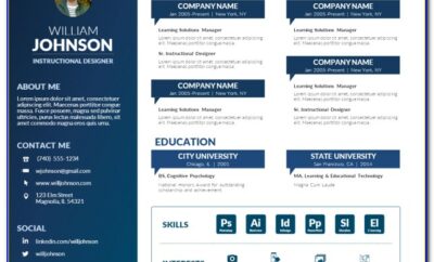 Infographic Resume Template Online