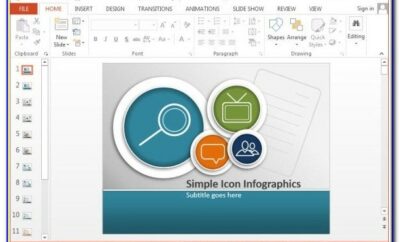 Infographics Ppt Template Free Download