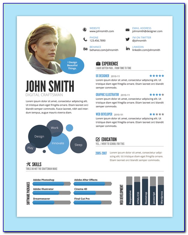 Infographics Template Powerpoint Free Download