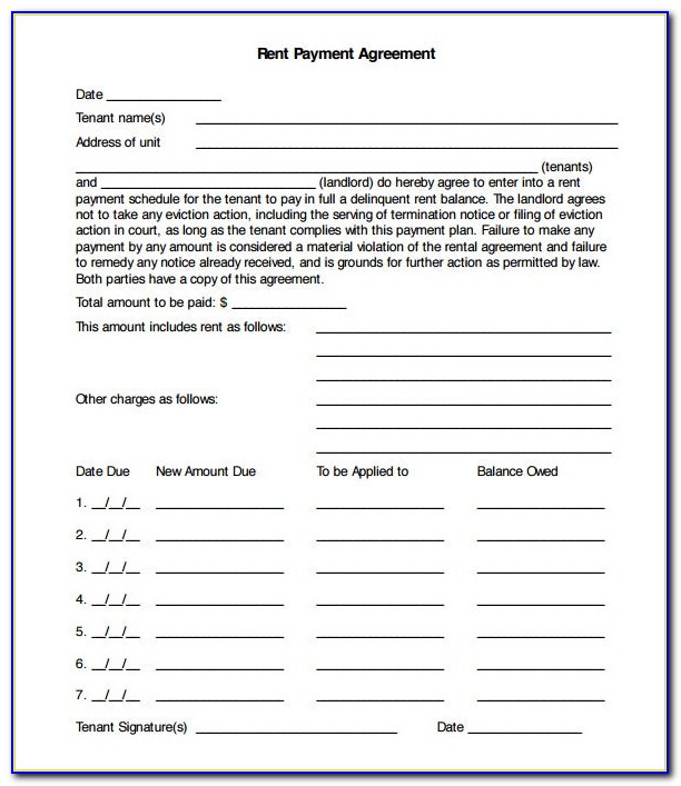 Installment Payment Agreement Letter