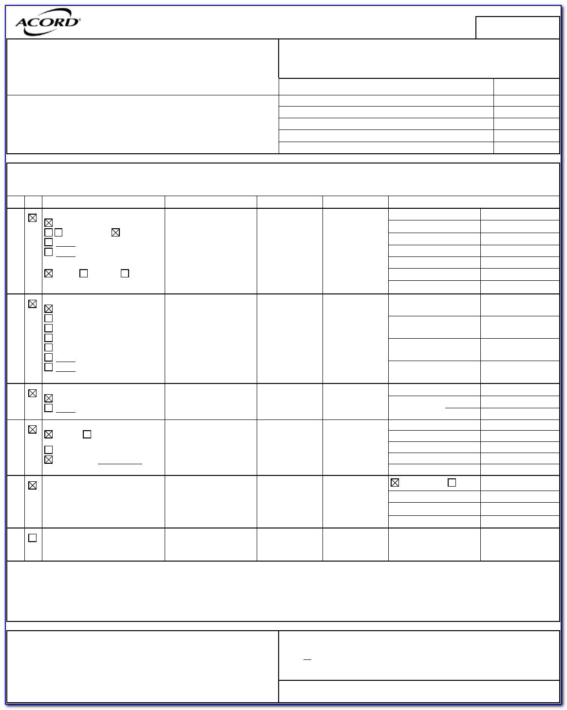 Insurance Quote Sheet Template