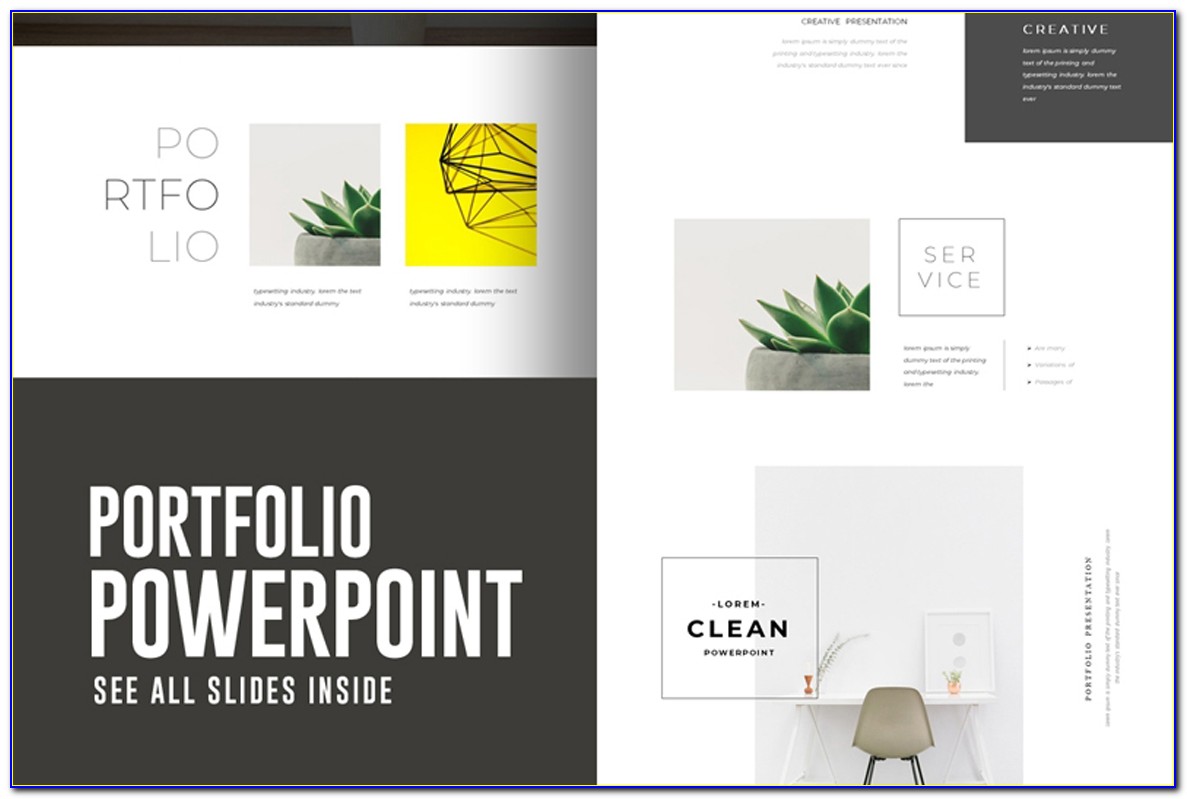Interior Design Portfolio Template Free Download