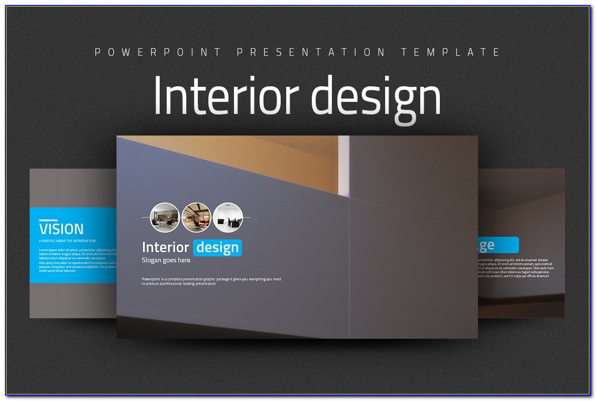 Interior Design Portfolio Template Powerpoint