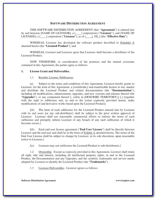 International Product Distribution Agreement Template