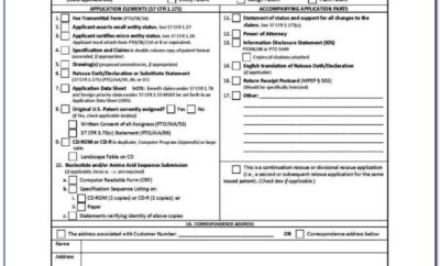 Invention Disclosure Form Template