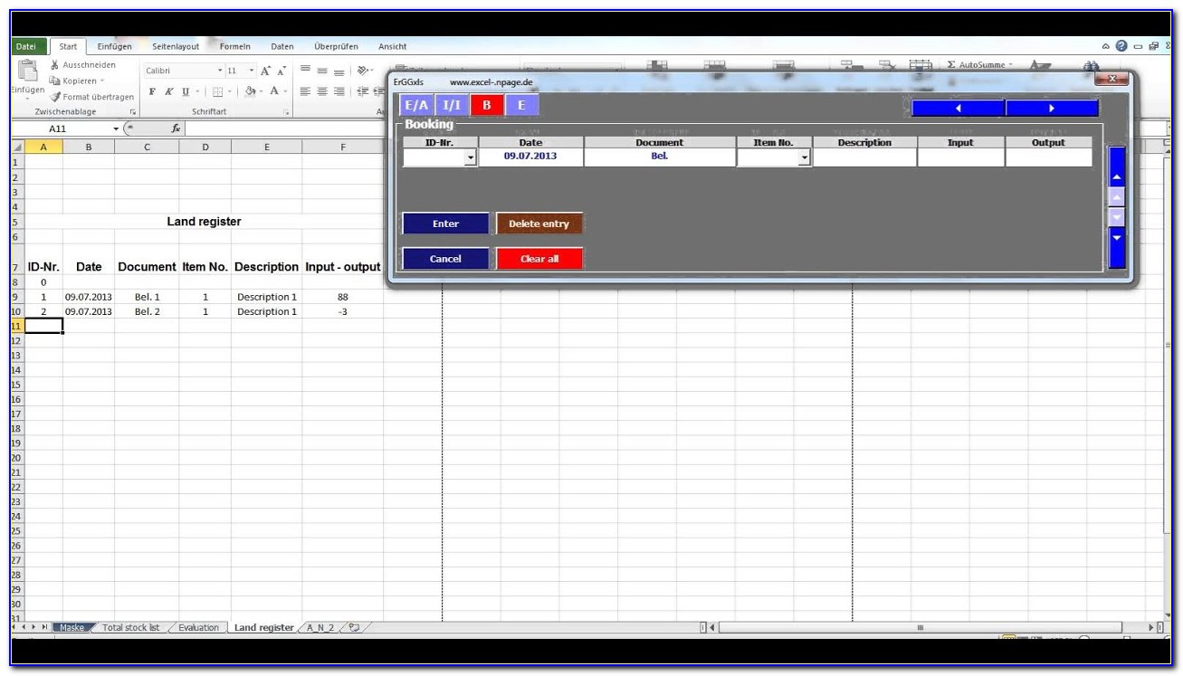 Inventory Management Excel Model