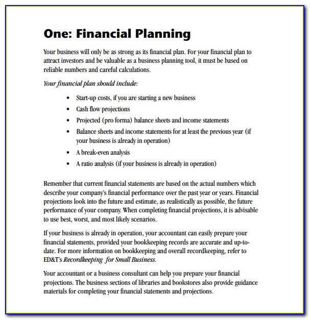 Investment Plan Template Excel