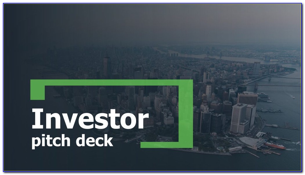 Investor Pitch Deck Keynote Template Free Download