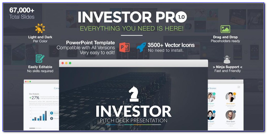 Investor Pitch Deck Template Free Download