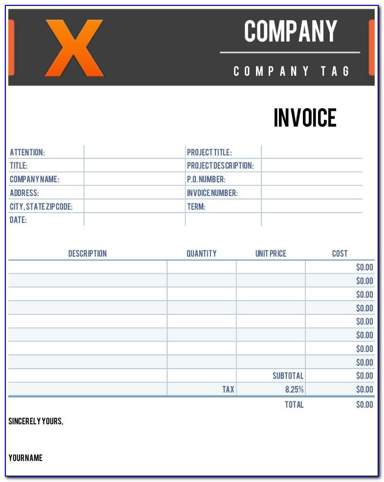 Invoice Forms For Ipad