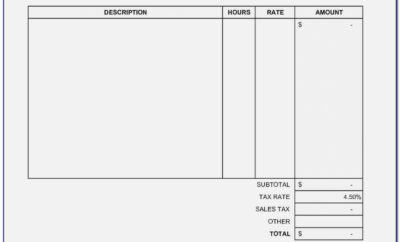 Invoice Forms For Quickbooks
