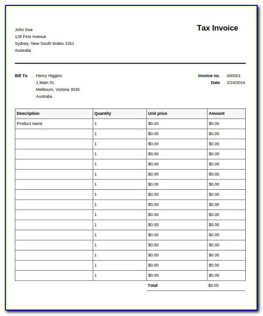 Invoice Letter For Payment Sample