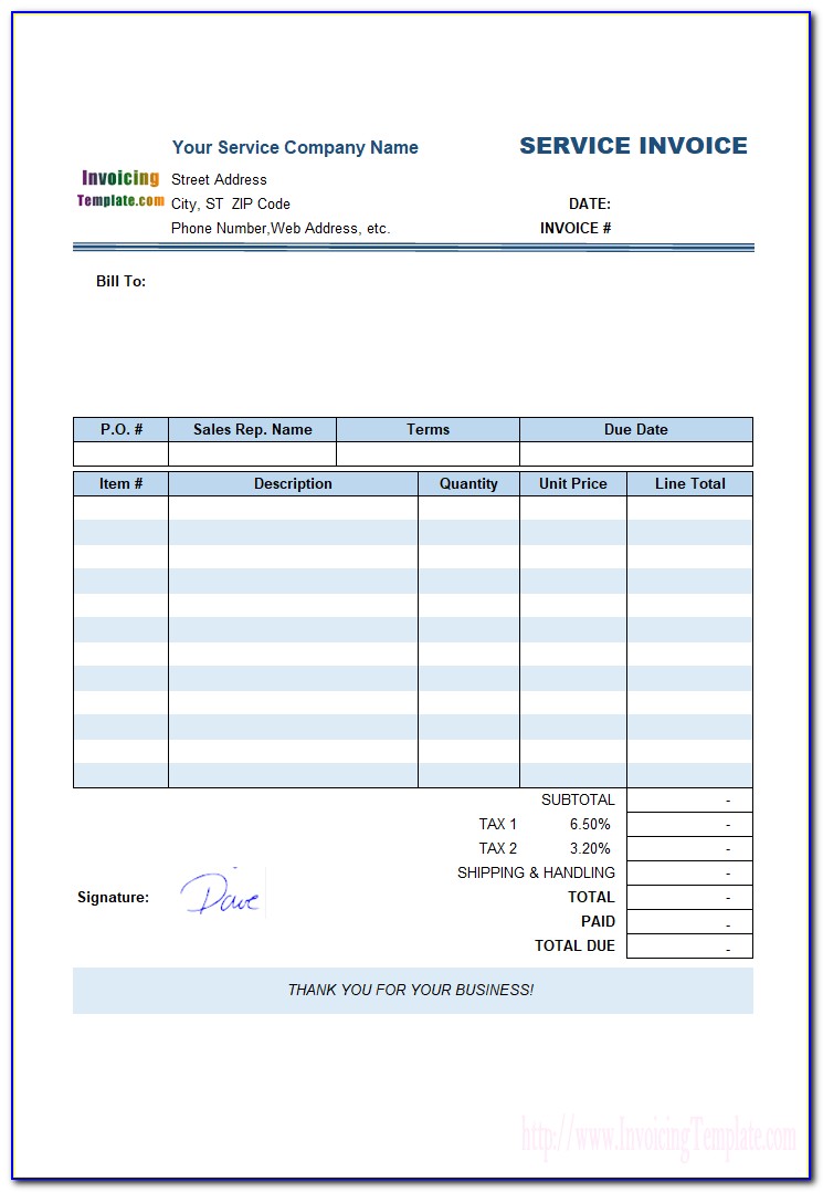 Invoice Template App For Iphone