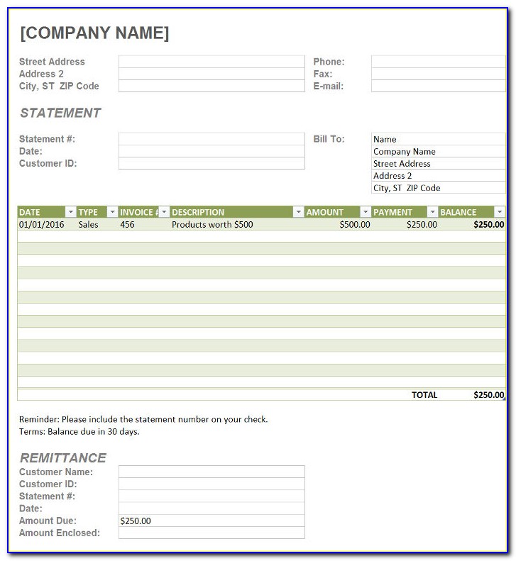 Invoice Template Australia Excel