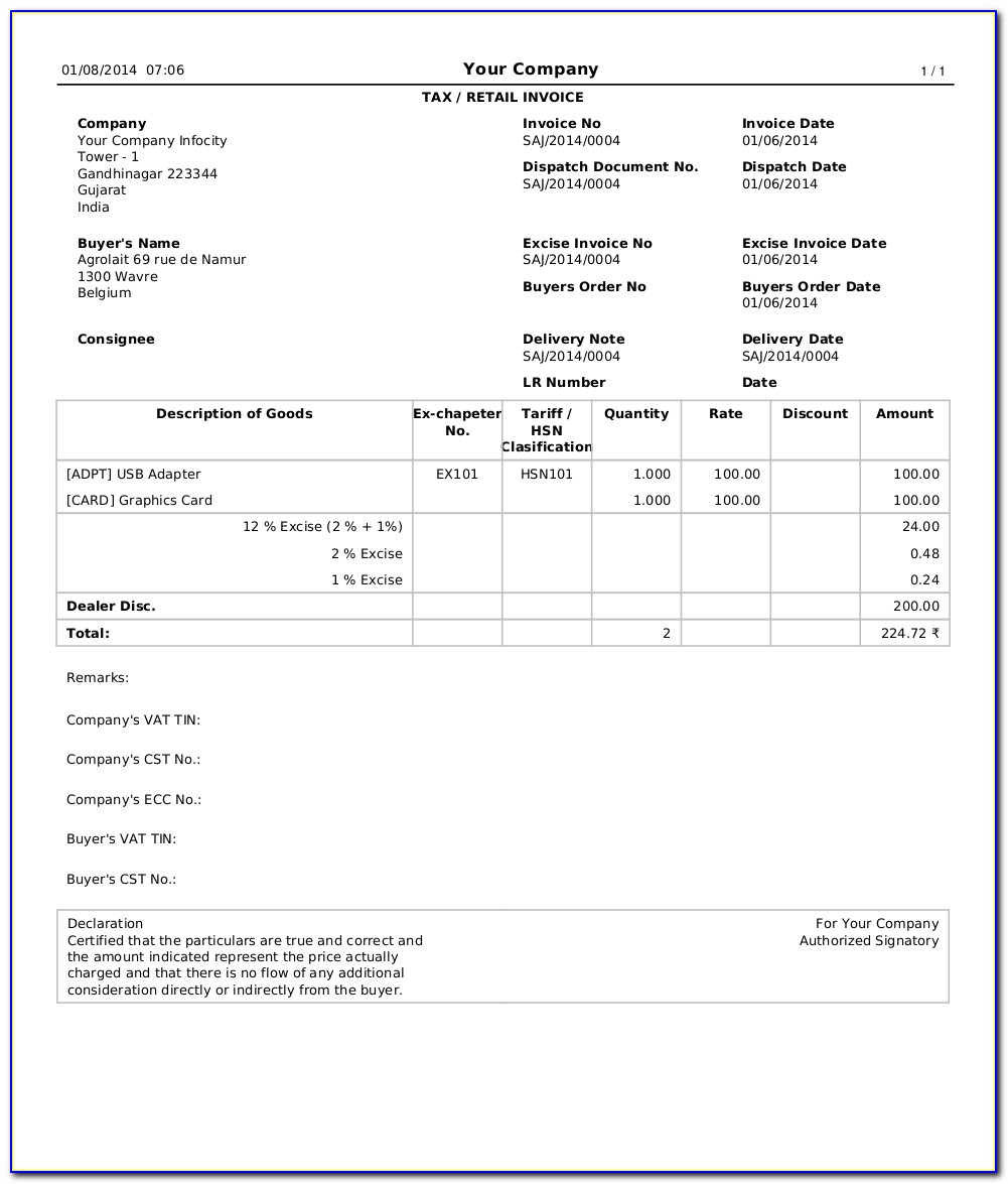 Invoice Template Docs To Go