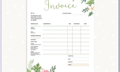 Invoice Template In Excel For Mac