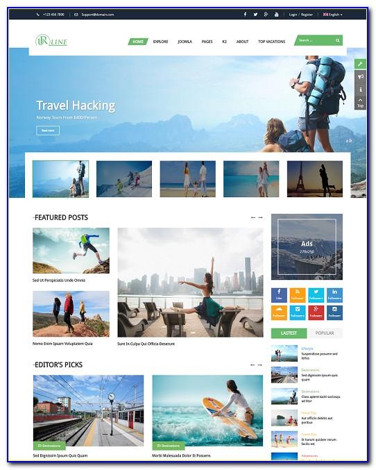 Joomla 25 Travel Templates Free Download