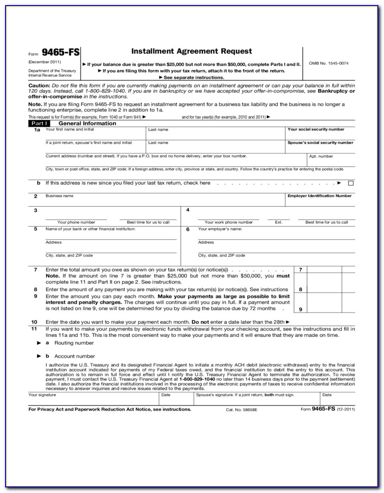 Michigan Installment Agreement Form 990