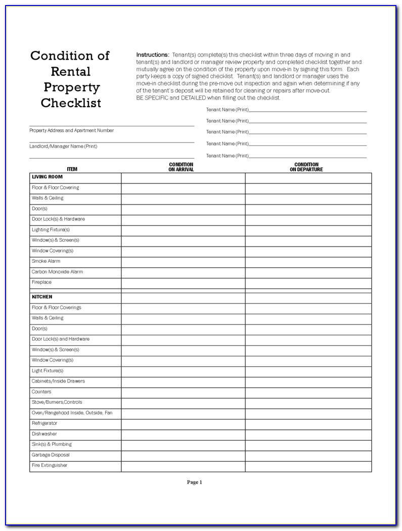 Property Condition Report Template Western Australia