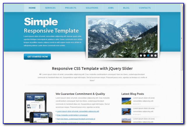 Responsive Website Templates Free Download Html5 With Css3 2017