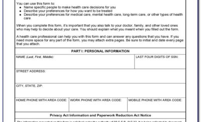 State Of Florida Health Care Power Of Attorney Form