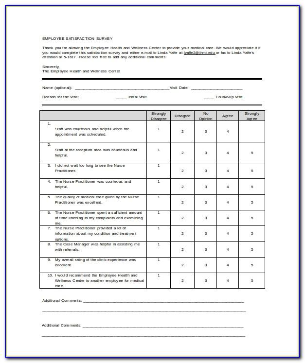 Teachers' Job Satisfaction Questionnaire Sample