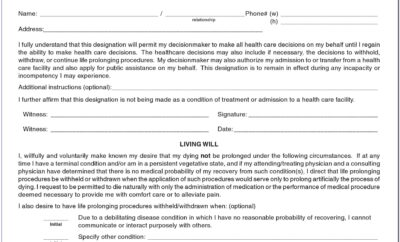 Advance Healthcare Directive Form Mn