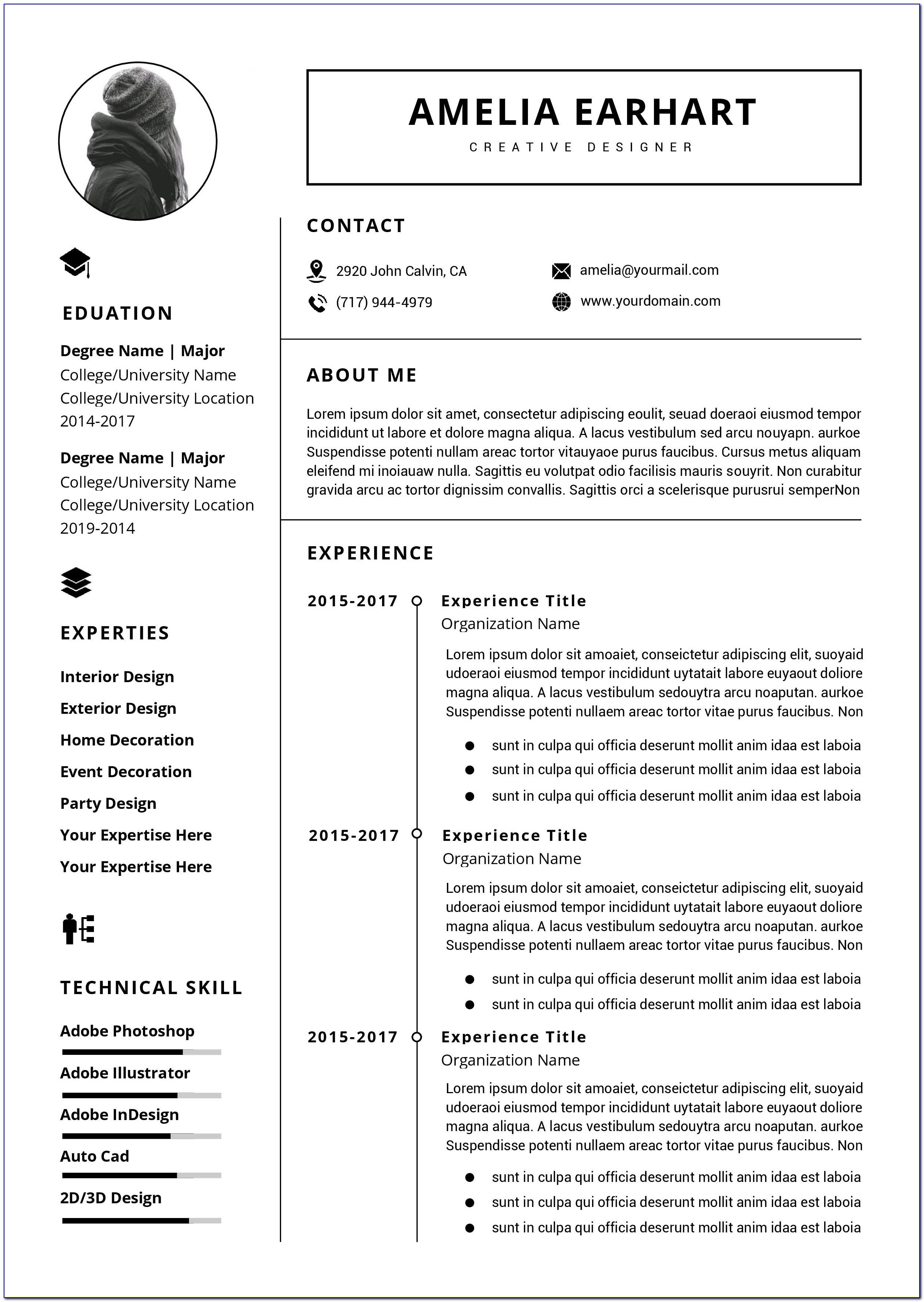 Australian Resume Format Free