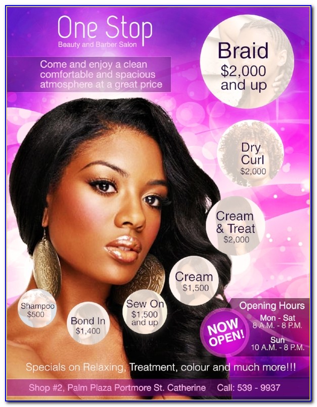 Beauty Salon Flyer Template Psd Free