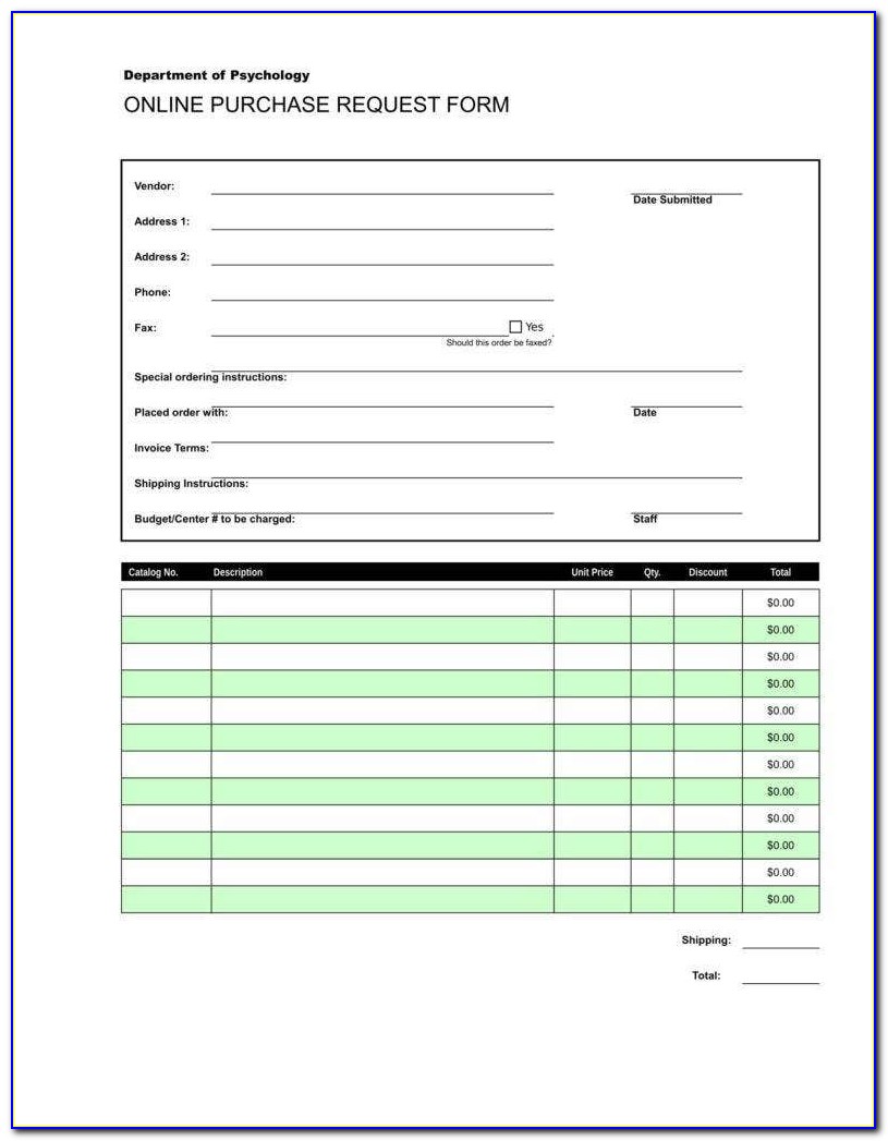 Donation Form Template Free Download