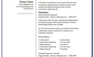 Free Downloadable Resume Templates To Print