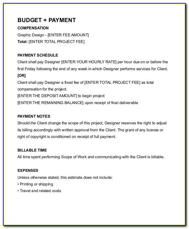 Free Freelance Contract Template Word
