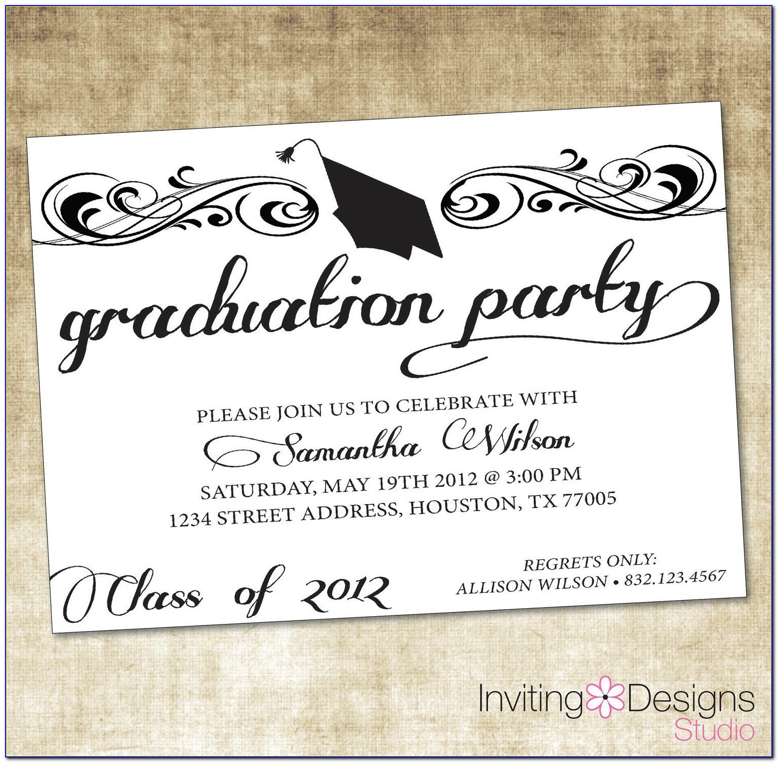 Free Graduation Invitation Cards Designs