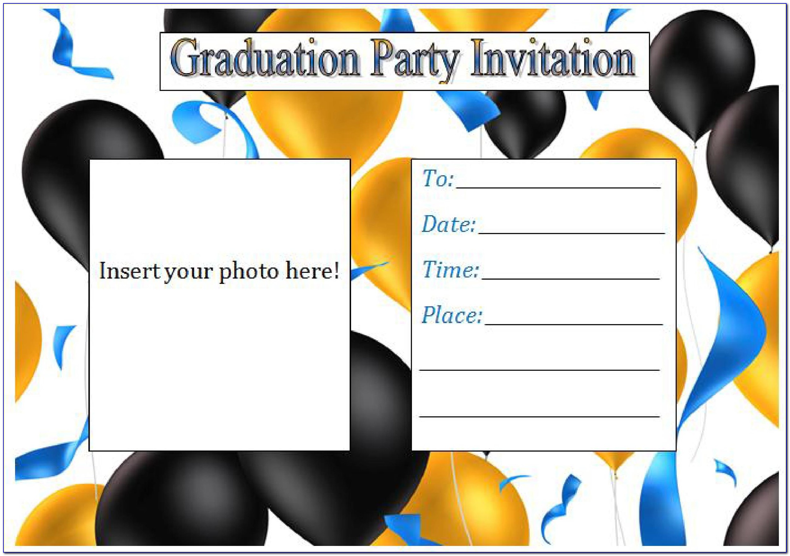 Free Graduation Invite Template Download