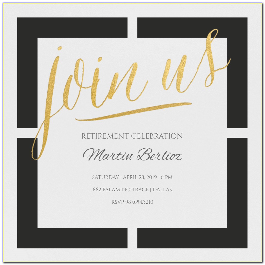 Free Printable Retirement Party Invitation Templates For Word