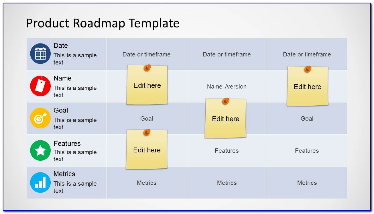 Free Project Roadmap Template Powerpoint