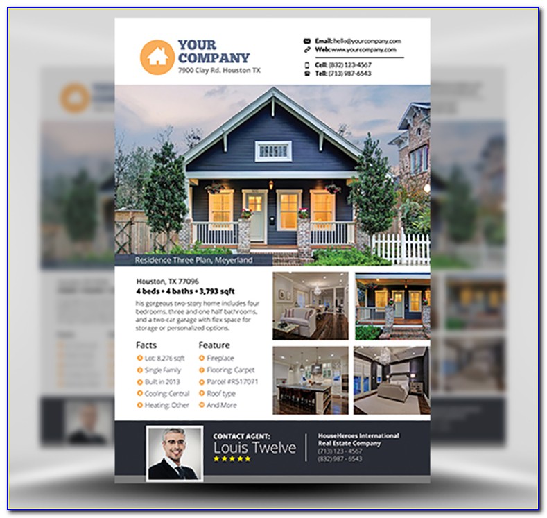 Free Real Estate Flyer Template Publisher