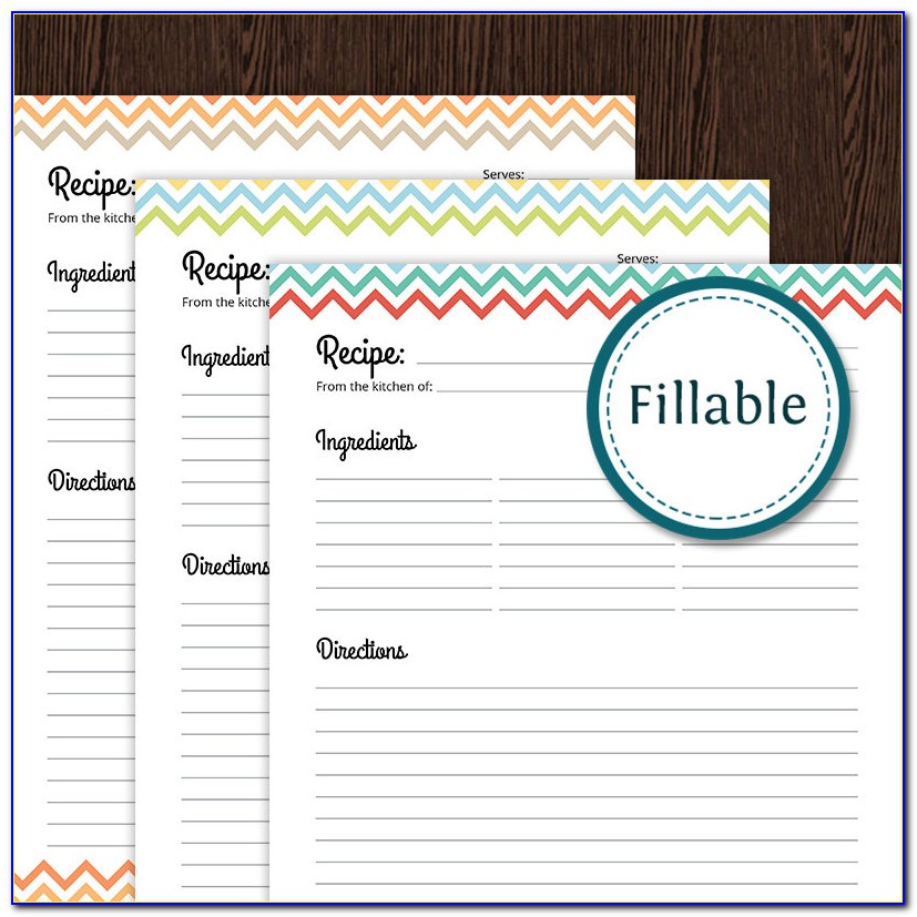 Free Recipe Book Templates For Word