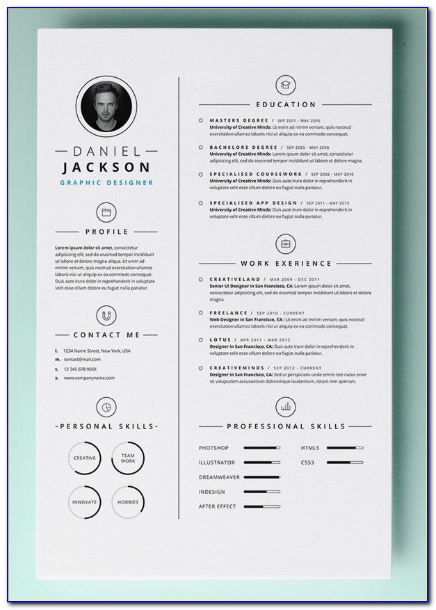 Free Resume Template For Mac Os X