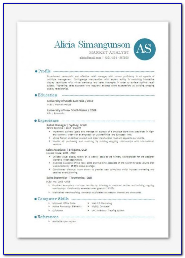 Free Resume Templates Download Word 2003