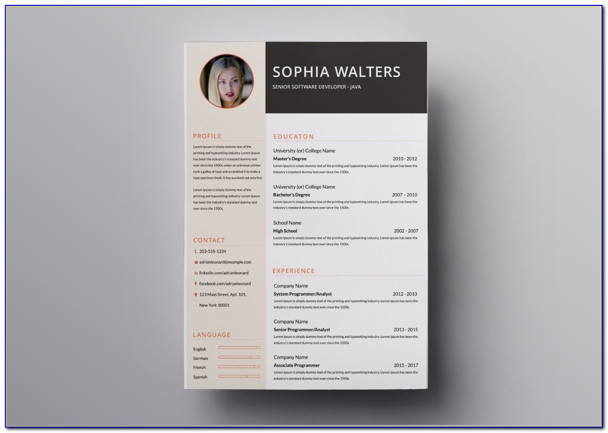 Free Resume Templates For College Students