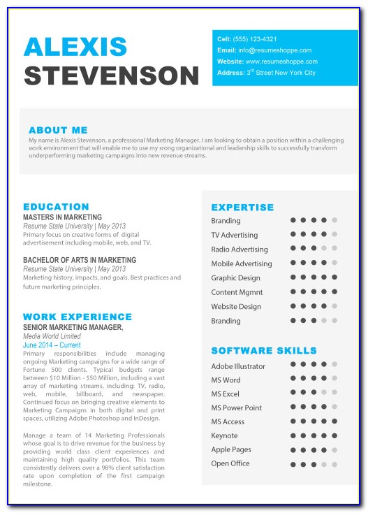 Free Resume Templates For Engineering Freshers