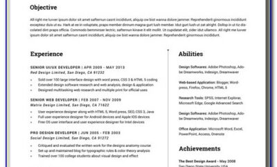 Free Resume Word Templates Download