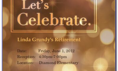 Free Retirement Party Invitation Templates For Word