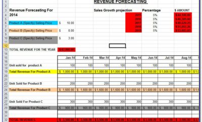 Free Sales Forecast Template Excel