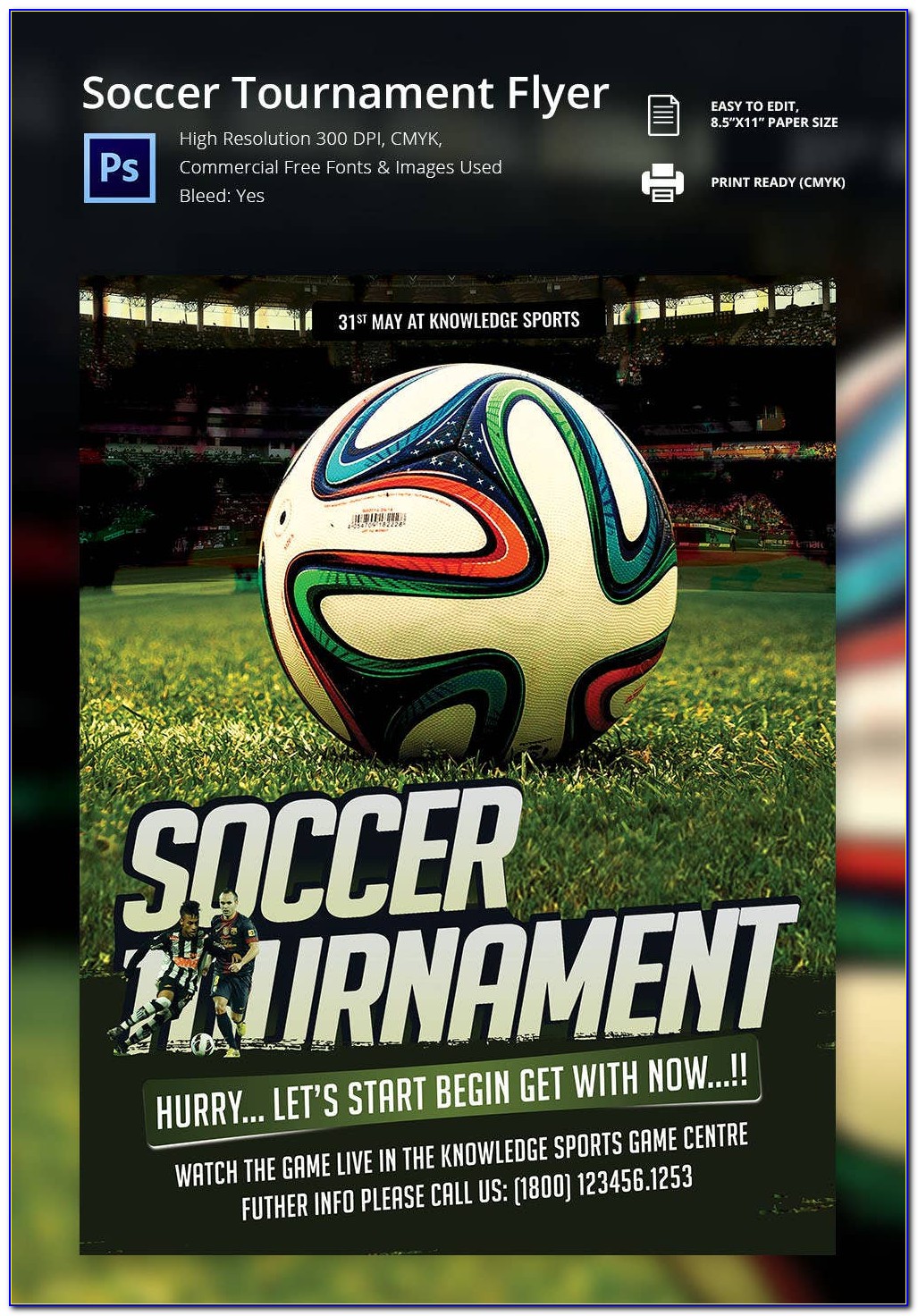 Free Soccer Flyer Template