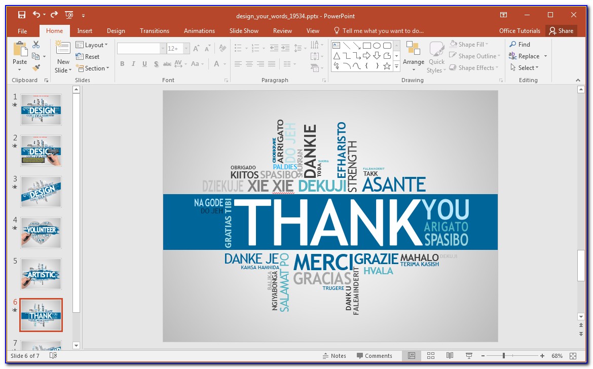 Free Template For Word Cloud